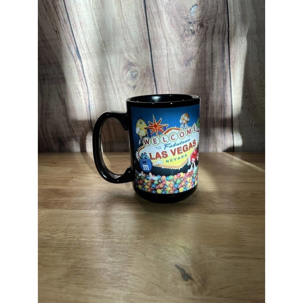M&M's World Welcome to Las Vegas Ceramic Coffee Mug Tea Cup
